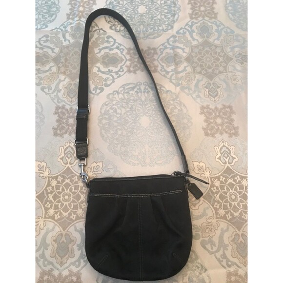 Coach Logo Canvas Crossbody - Picture 1 of 5